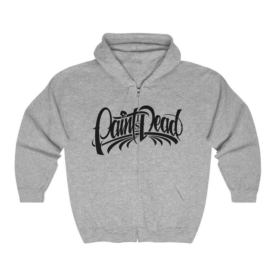 Paint Is Dead Full Zip Hoodie - Wrap Merch Paint Is Dead Full Zip Hoodie - Wrap Merch