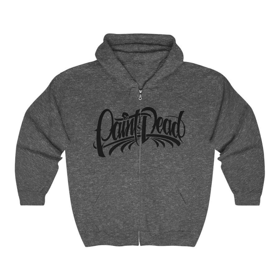 Paint Is Dead Full Zip Hoodie - Wrap Merch Paint Is Dead Full Zip Hoodie - Wrap Merch