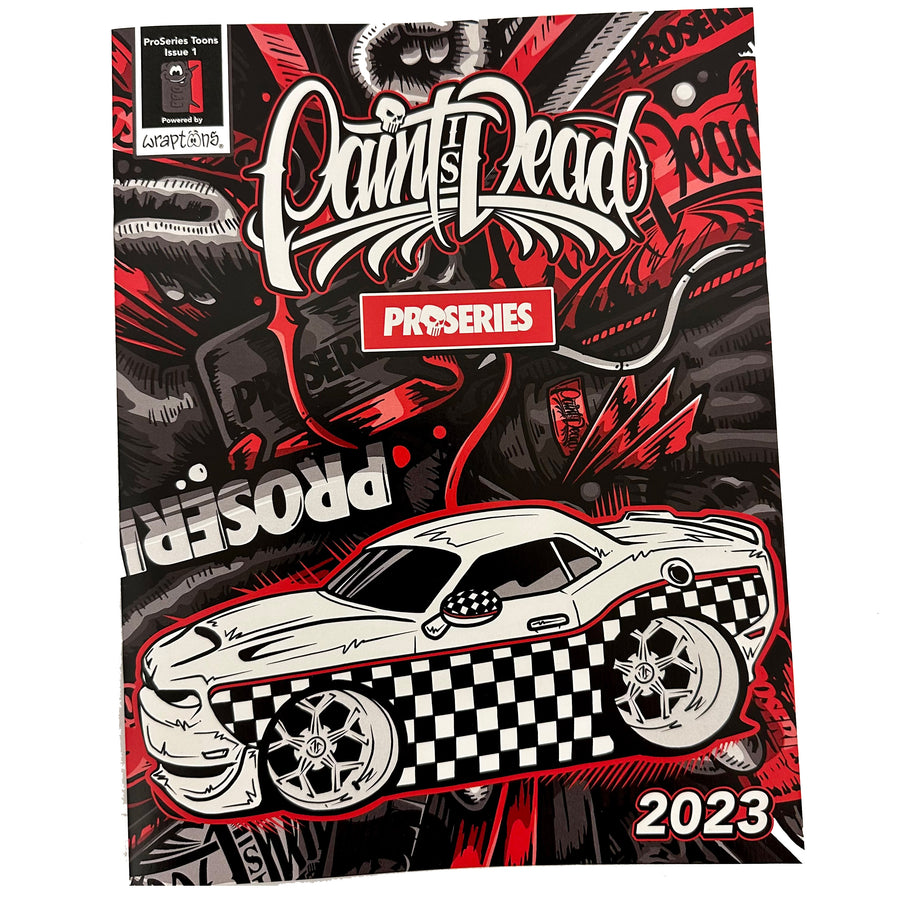 Paint is Dead Wraptoons Cartoon Coloring Book - Wrap Merch Paint is Dead Wraptoons Cartoon Coloring Book - Wrap Merch