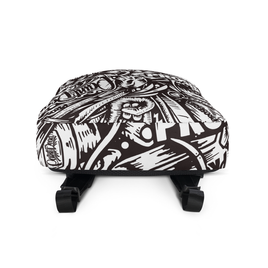 PROCAMO Backpack Black / White - pidmerch PROCAMO Backpack Black / White - pidmerch