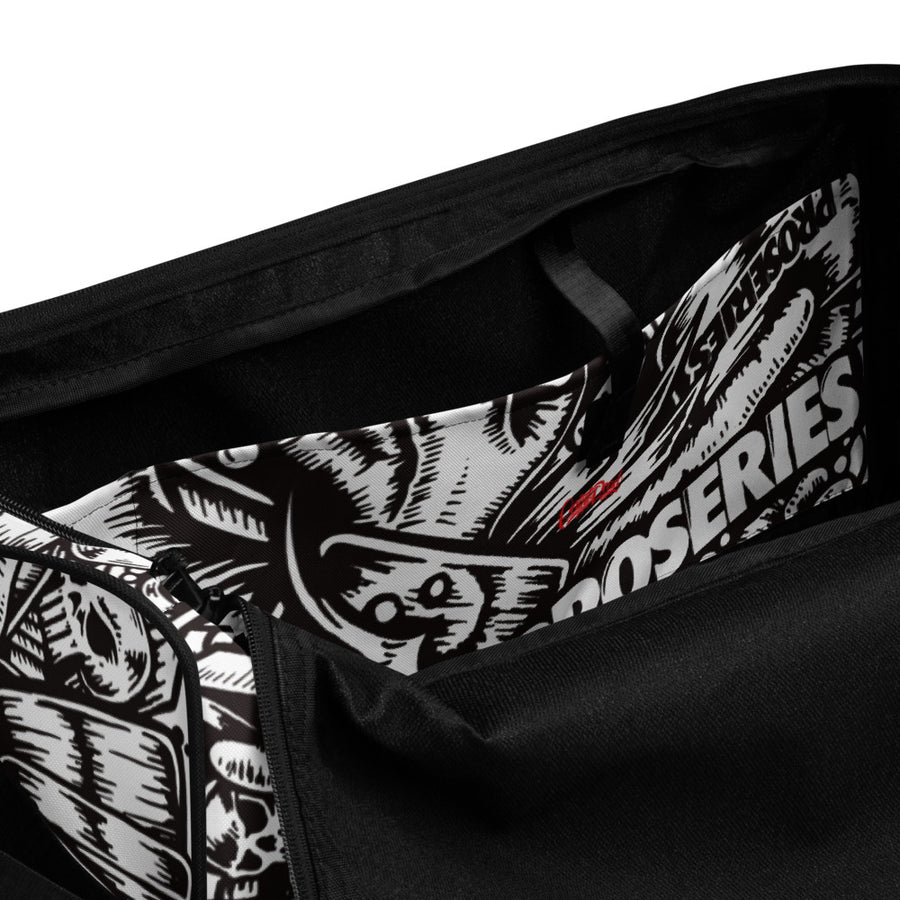 PROCAMO Duffle Bag - Black / White - pidmerch PROCAMO Duffle Bag - Black / White - pidmerch