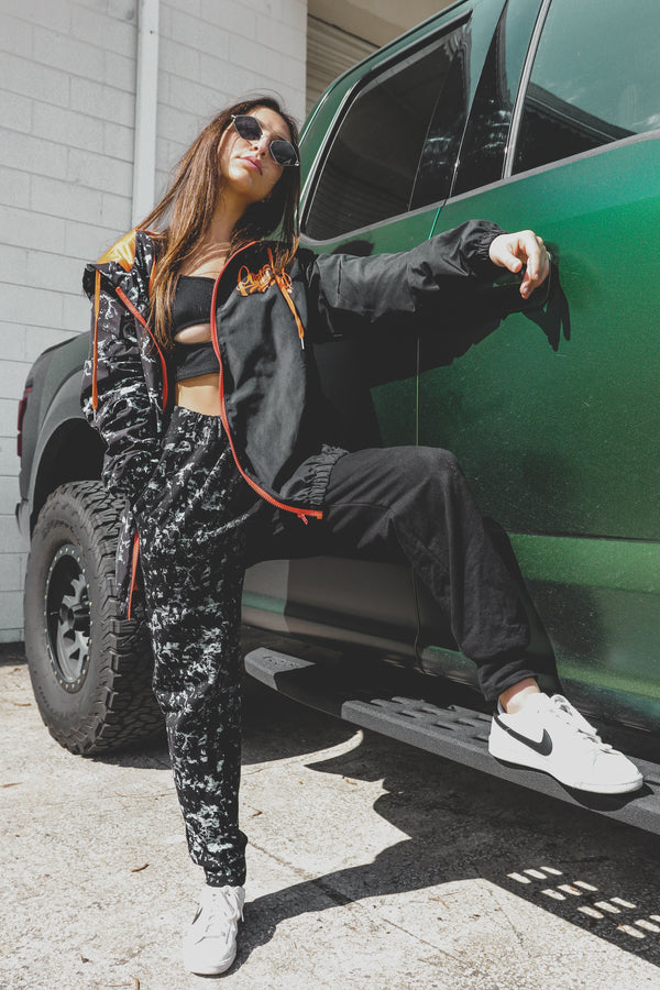 Black Friday Forged Carbon Two Face Windbreaker and Joggers - Wrap Merch