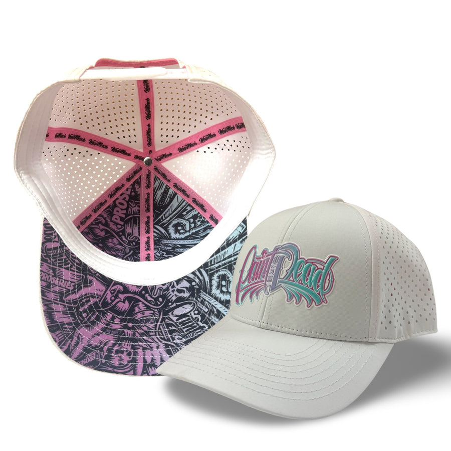 PAINT IS DEAD White Pink and Blue Easter Hat - Wrap Merch