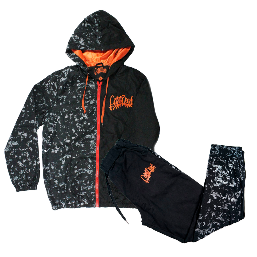 Black Friday Forged Carbon Two Face Windbreaker and Joggers - Wrap Merch