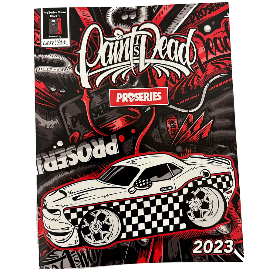 Paint is Dead Wraptoons Cartoon Coloring Book - Wrap Merch